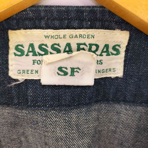 ササフラス SASSAFRAS Garden Tough Vest ガーデンタフベスト デニムベスト メンズ JPN:S