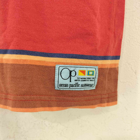 オーシャンパシフィック Ocean Pacific SUNWEAR ボーダー クルーネックTシャツ メンズ