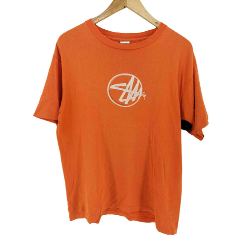 ステューシー Stussy USA製 OLD ズームロゴプリント クルーネックTシャツ メンズ import:M