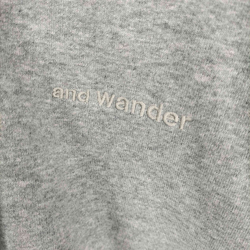 アンドワンダー and wander プルオーバー スウェットフーディ クールマックス レディース JPN:2