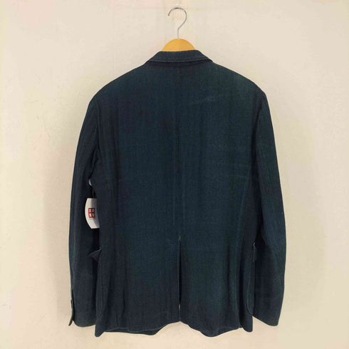 ダブルアールエルラルフローレン RRL RALPH LAUREN イタリア製 ヘリンボーン インディゴ テーラードジャケット メンズ 42S