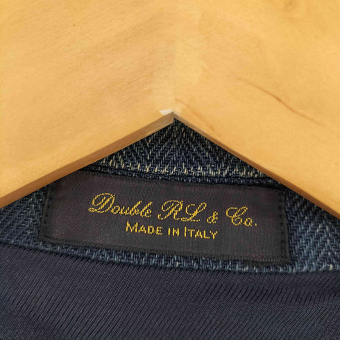 ダブルアールエルラルフローレン RRL RALPH LAUREN イタリア製 ヘリンボーン インディゴ テーラードジャケット メンズ 42S