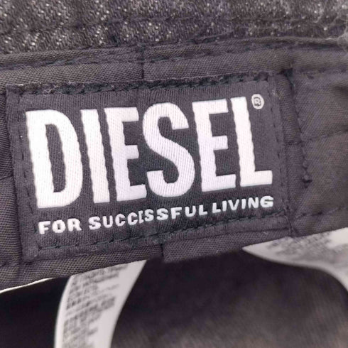 ディーゼルインダストリー Diesel Industry C-EMIL ロゴ刺繍 デニム バケットハット メンズ 02
