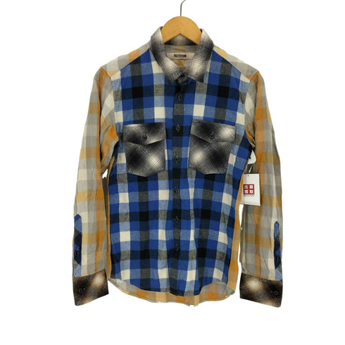 ファクトタム FACTOTUM ネルチェッククレイジー柄シャツ メンズ JPN:44