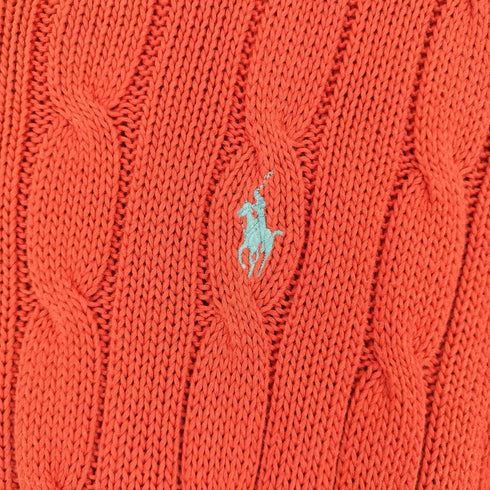 ポロラルフローレン POLO RALPH LAUREN スモールポニー刺繍 ケーブルニット レディース JPN:M