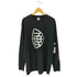 ザブラックアイパッチ THE BLACK EYE PATCH 19SS エンブレム プリント クルーネック ロングTシャツ メンズ JPN:XL