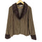 ファーカラージャケット レディース 4XL