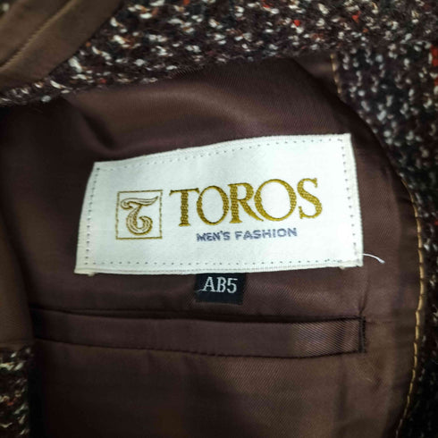 TOROS シルク混ツイードジャケット メンズ AB5
