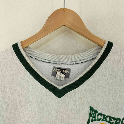 レジェンズ LEGENDS USA製 チームロゴ刺繍 Vネックスウェット メンズ import:XL