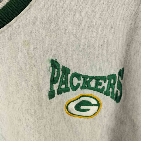 レジェンズ LEGENDS USA製 チームロゴ刺繍 Vネックスウェット メンズ import:XL