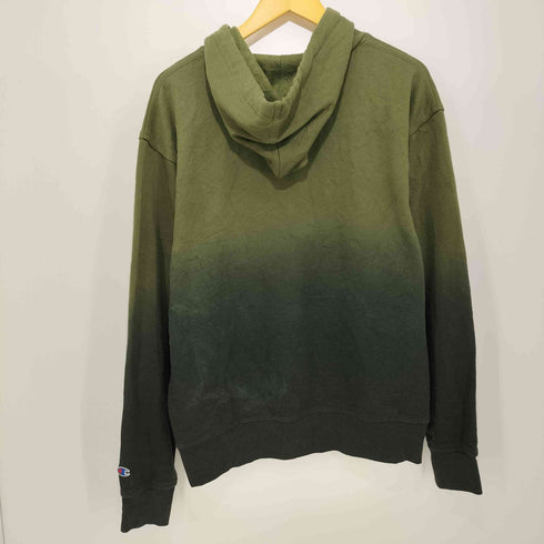 チャンピオン Champion 80-90s ロゴ刺繍 バイカラー プルオーバーパーカー メンズ import:M