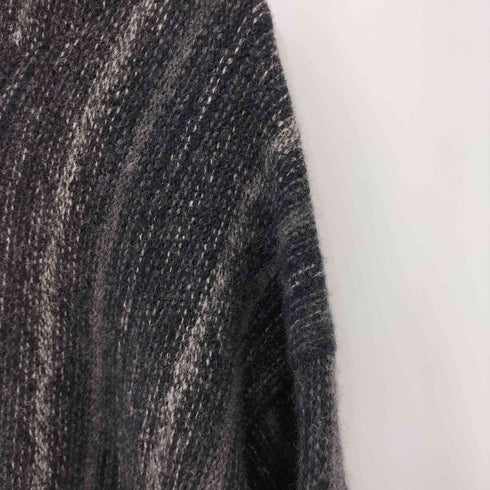 カルバンクラインジーンズ Calvin Klein Jeans ストライプ柄 スキッパー ニットパーカー センターシーム メンズ JPN:M