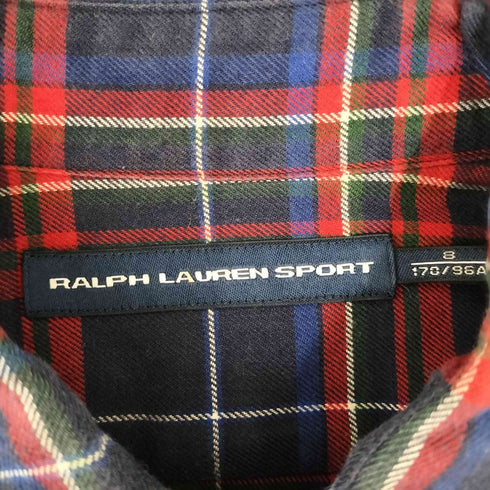 ラルフローレンスポーツ RALPH LAUREN SPORT エンブレムチェックシャツ メンズ 8