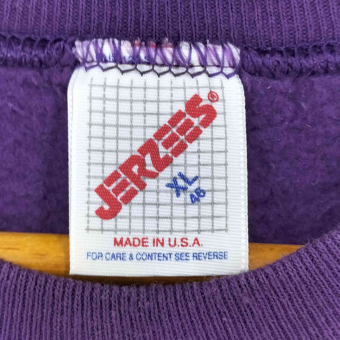 ジャージーズ JERZEES USA製 キャンペーンプリント ラグラン クルーネックスウェット メンズ import:XL