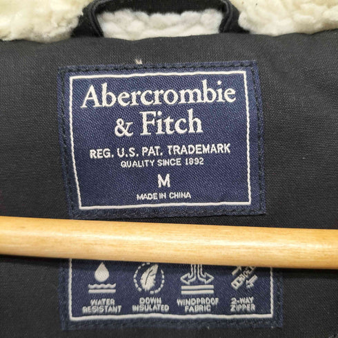 アバクロンビーアンドフィッチ Abercrombie & Fitch ダックフェザー ファージップジャケット メンズ JPN:M