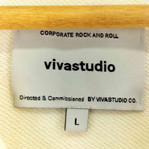 ビバスタジオ vivastudio 両面プリントクルーネックスウェット メンズ import:XL