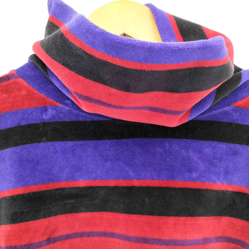 RUSS 90S マルチボーダー タートルネックベロア L/S カットソー メンズ JPN:L