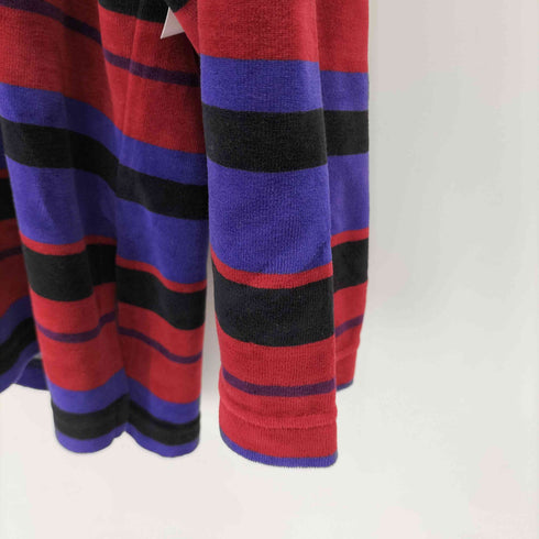 RUSS 90S マルチボーダー タートルネックベロア L/S カットソー メンズ JPN:L