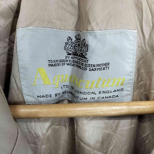 アクアスキュータム AQUASCUTUM MADE IN CANADA チェスターコート レディース