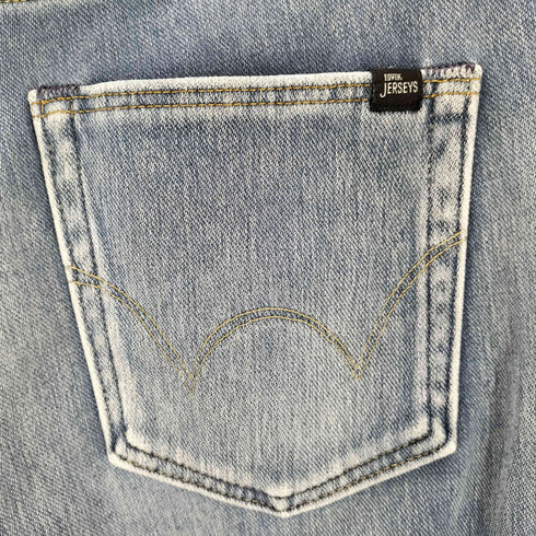 エドウィンジャージーズ EDWIN JERSEYS ストレッチテーパードジーンズ メンズ import:L