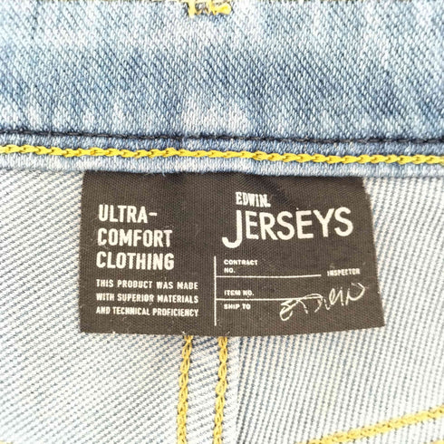 エドウィンジャージーズ EDWIN JERSEYS ストレッチテーパードジーンズ メンズ import:L