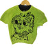 LAZY OAF シャギーニットトップス ライムグリーン レディース JPN:S