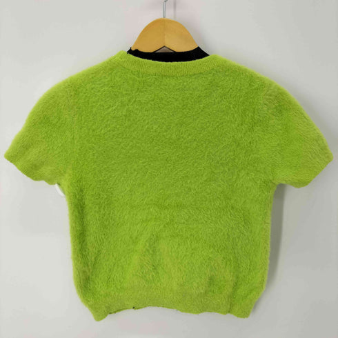 LAZY OAF シャギーニットトップス ライムグリーン レディース JPN:S