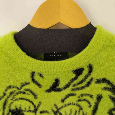LAZY OAF シャギーニットトップス ライムグリーン レディース JPN:S