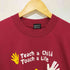 フルーツオブザルーム FRUIT OF THE LOOM 90S シングルステッチ 前面プリント ショートスリーブ クルーネックTシャツ メンズ import:XL
