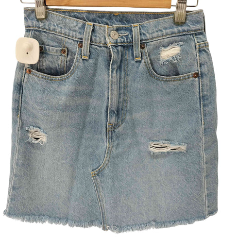 リーバイス Levis ダメージデニムミニスカート レディース W24