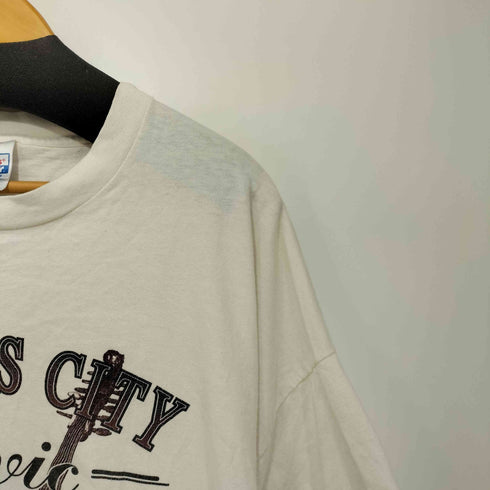 ヘインズ Hanes 90S BEEFY シングルステッチ 前面プリント ショートスリーブ クルーネックTシャツ メンズ XXXL