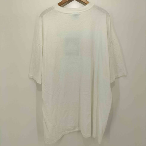 ヘインズ Hanes 90S HEAVYWEIGHT シングルステッチ 前面プリント ショートスリーブ クルーネックTシャツ メンズ XXXL