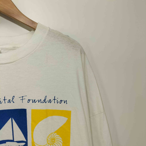 ヘインズ Hanes 90S HEAVYWEIGHT シングルステッチ 前面プリント ショートスリーブ クルーネックTシャツ メンズ XXXL