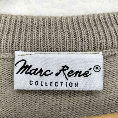 MARC RENE フロントデザインニットベスト メンズ