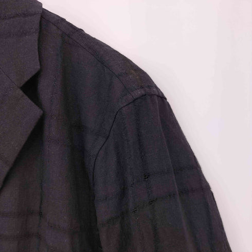 イッセイミヤケメン ISSEY MIYAKE MEN 20SS リネン混 チェック折柄テーラードジャケット メンズ JPN:1