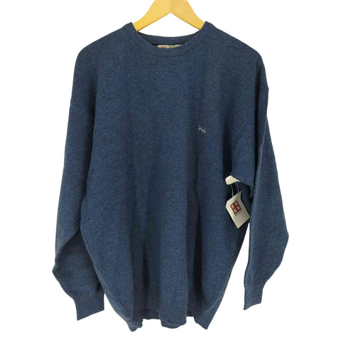 プリングルオブスコットランド Pringle of Scotland ロゴ刺繍クルーネックニット メンズ