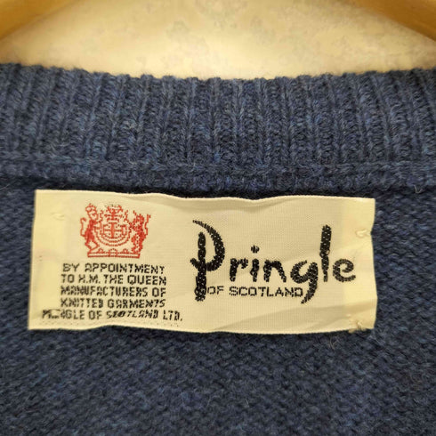 プリングルオブスコットランド Pringle of Scotland ロゴ刺繍クルーネックニット メンズ