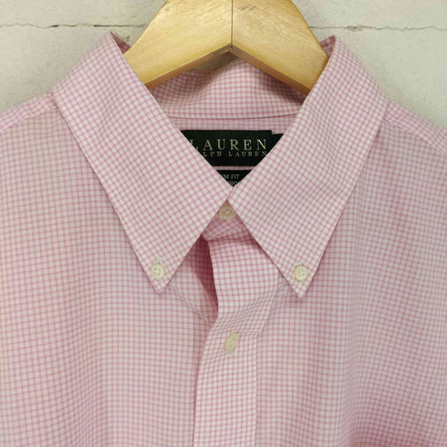 ローレンラルフローレン LAUREN RALPH LAUREN チェック柄オックスフォードシャツ メンズ 17 1/2