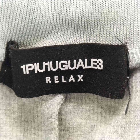 ウノピゥウノウグァーレトレリラックス 1PIU1UGUALE3 RELAX 別注 リブロゴジョガーパンツ メンズ JPN:M