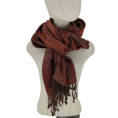 ペイズリー柄ストール レディース