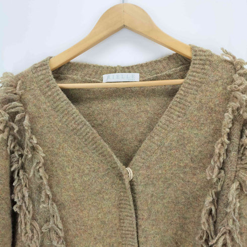 RIELLE riche Fringe Knit Cardigan レディース