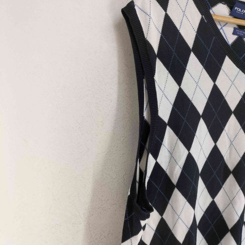 ポロゴルフラルフローレン POLO GOLF RALPH LAUREN シルク混アーガイルベスト メンズ JPN:XXL