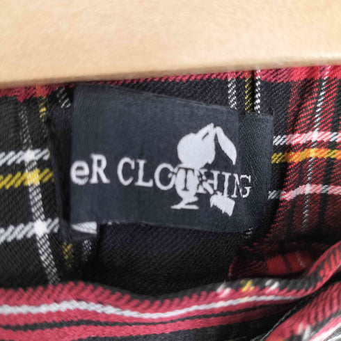 ニーアクロージング NIER CLOTHING ジップデザイン タータンチェックパンツ レディース