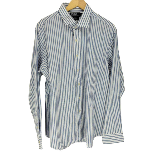 ポロバイラルフローレン Polo by RALPH LAUREN REGENT CUSTOM FIT ストライプシャツ メンズ 18