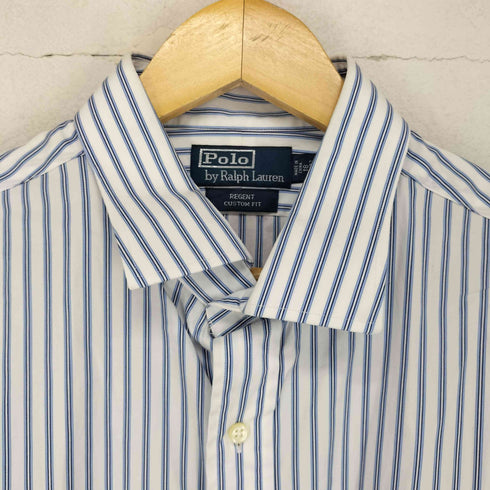 ポロバイラルフローレン Polo by RALPH LAUREN REGENT CUSTOM FIT ストライプシャツ メンズ 18