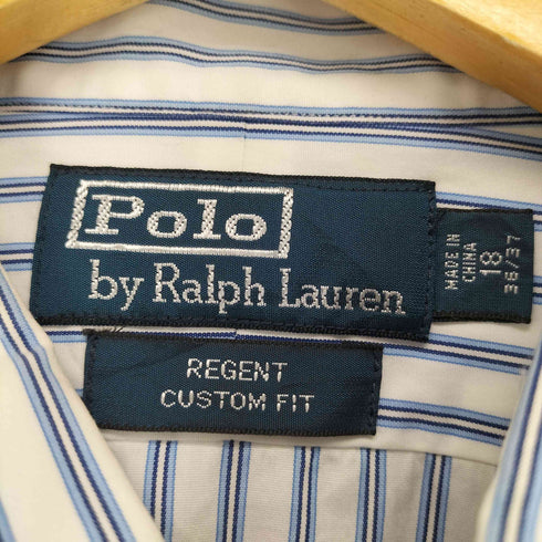 ポロバイラルフローレン Polo by RALPH LAUREN REGENT CUSTOM FIT ストライプシャツ メンズ 18