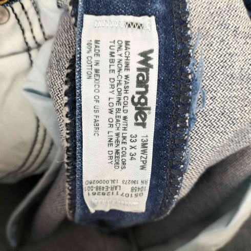 ラングラー Wrangler カウボーイジーンズ ジッパーフライデニムパンツ メンズ 33×34
