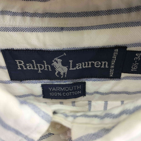 ラルフローレン RALPH LAUREN スモールポニー刺繍 BD L/S ストライプシャツ メンズ 16 1/2