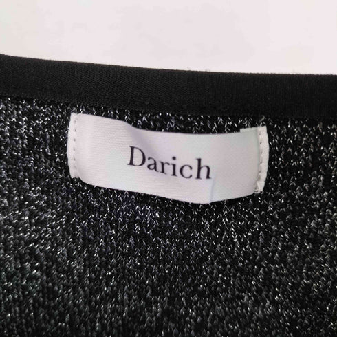 ダーリッチ Darich ジャガードロゴラメニットトップス レディース FREE