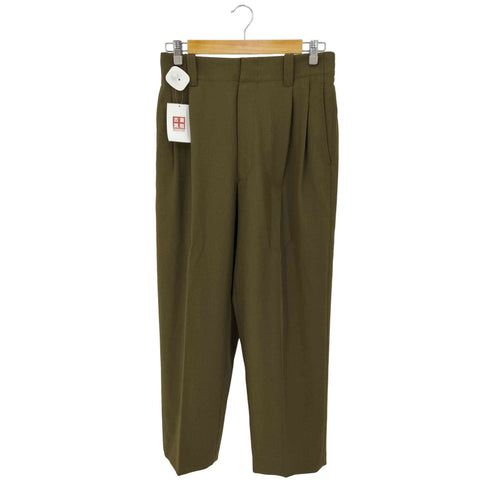 ユニクロ UNIQLO ワイドフィットタックパンツ メンズ JPN:M